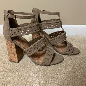 Guess caged heels. Size 9.5